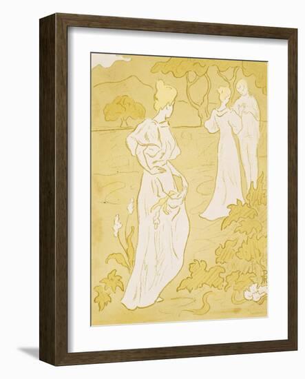 Tristesse (Sadness), 1896 (Lithograph in Colours)-Paul Ranson-Framed Giclee Print