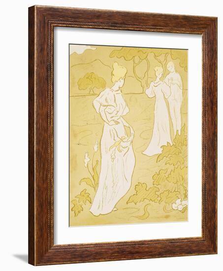 Tristesse (Sadness), 1896 (Lithograph in Colours)-Paul Ranson-Framed Giclee Print