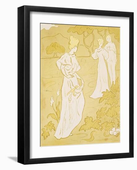 Tristesse (Sadness), 1896 (Lithograph in Colours)-Paul Ranson-Framed Giclee Print