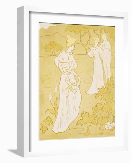 Tristesse (Sadness), 1896 (Lithograph in Colours)-Paul Ranson-Framed Giclee Print
