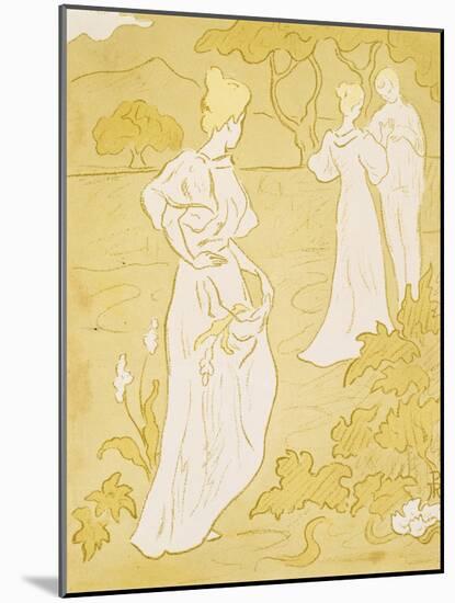 Tristesse (Sadness), 1896 (Lithograph in Colours)-Paul Ranson-Mounted Giclee Print