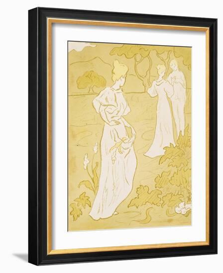 Tristesse (Sadness), 1896 (Lithograph in Colours)-Paul Ranson-Framed Giclee Print