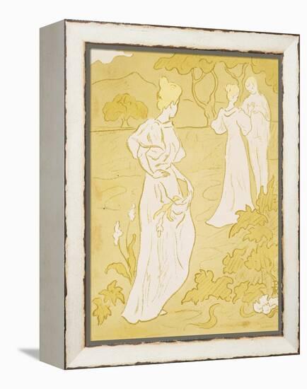 Tristesse (Sadness), 1896 (Lithograph in Colours)-Paul Ranson-Framed Premier Image Canvas