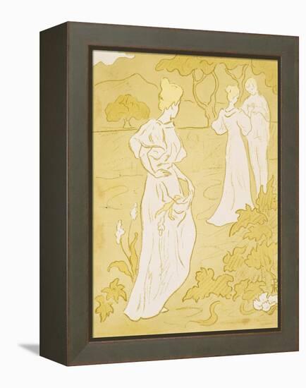 Tristesse (Sadness), 1896 (Lithograph in Colours)-Paul Ranson-Framed Premier Image Canvas