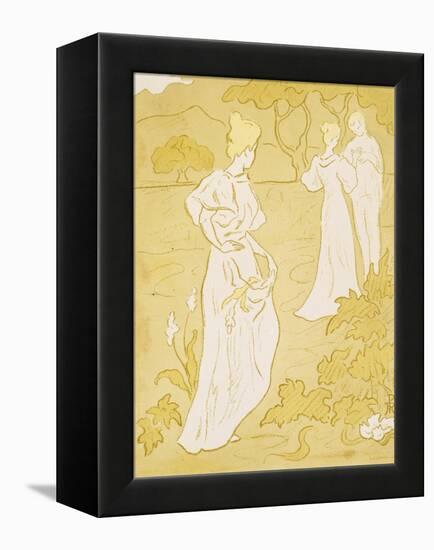 Tristesse (Sadness), 1896 (Lithograph in Colours)-Paul Ranson-Framed Premier Image Canvas