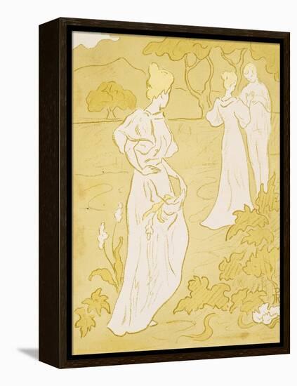 Tristesse (Sadness), 1896 (Lithograph in Colours)-Paul Ranson-Framed Premier Image Canvas
