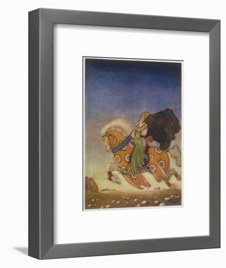 Tristram Carries Isolde Away to be His Uncle's Wife-Mackenzie-Framed Art Print