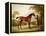 Tristram Shandy, a Bay Racehorse Held by a Groom in an Extensive Landscape, C.1760-George Stubbs-Framed Premier Image Canvas