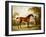 Tristram Shandy, a Bay Racehorse Held by a Groom in an Extensive Landscape, C.1760-George Stubbs-Framed Giclee Print