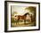 Tristram Shandy, a Bay Racehorse Held by a Groom in an Extensive Landscape, C.1760-George Stubbs-Framed Giclee Print