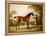 Tristram Shandy, a Bay Racehorse Held by a Groom in an Extensive Landscape, circa 1760-George Stubbs-Framed Premier Image Canvas