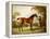 Tristram Shandy, a Bay Racehorse Held by a Groom in an Extensive Landscape, circa 1760-George Stubbs-Framed Premier Image Canvas