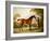 Tristram Shandy, a Bay Racehorse Held by a Groom in an Extensive Landscape, circa 1760-George Stubbs-Framed Giclee Print