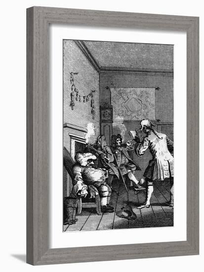 'Tristram Shandy' --William Hogarth-Framed Giclee Print