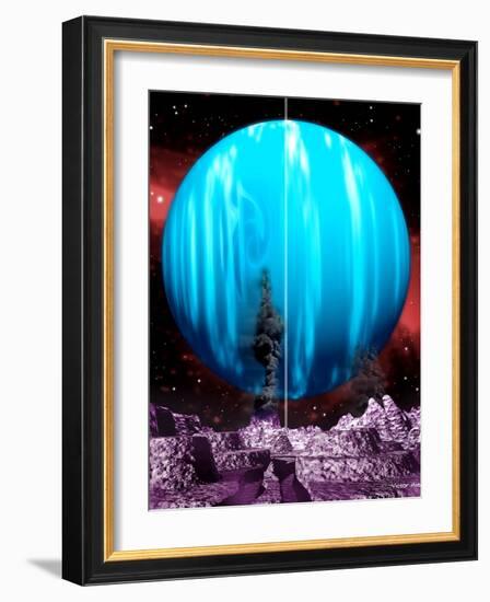 Triton And Neptune-Victor Habbick-Framed Photographic Print