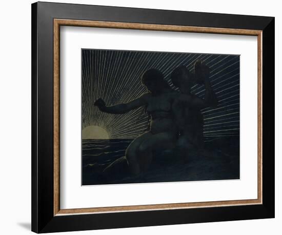 Triton Pair, 1892-Hans Thoma-Framed Giclee Print