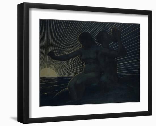 Triton Pair, 1892-Hans Thoma-Framed Giclee Print
