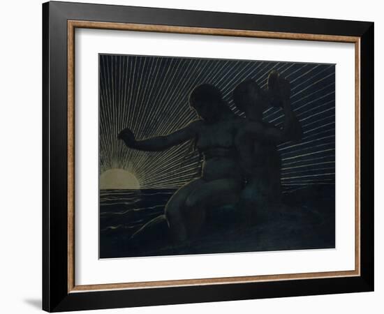 Triton Pair, 1892-Hans Thoma-Framed Giclee Print
