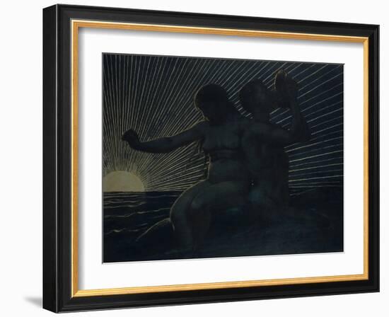 Triton Pair, 1892-Hans Thoma-Framed Giclee Print