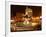 Tritone Fountain at Night, Rome, Italy-George Oze-Framed Photographic Print