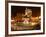 Tritone Fountain at Night, Rome, Italy-George Oze-Framed Photographic Print