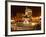 Tritone Fountain at Night, Rome, Italy-George Oze-Framed Photographic Print