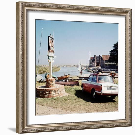 Triumph Herald Car on Norfolk Coastline, 1966-Malcolm MacNeil-Framed Photographic Print