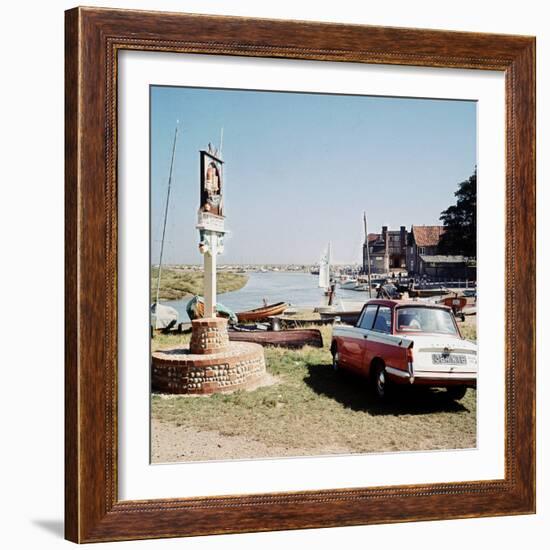 Triumph Herald Car on Norfolk Coastline, 1966-Malcolm MacNeil-Framed Photographic Print