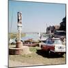 Triumph Herald Car on Norfolk Coastline, 1966-Malcolm MacNeil-Mounted Photographic Print