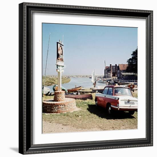 Triumph Herald Car on Norfolk Coastline, 1966-Malcolm MacNeil-Framed Photographic Print