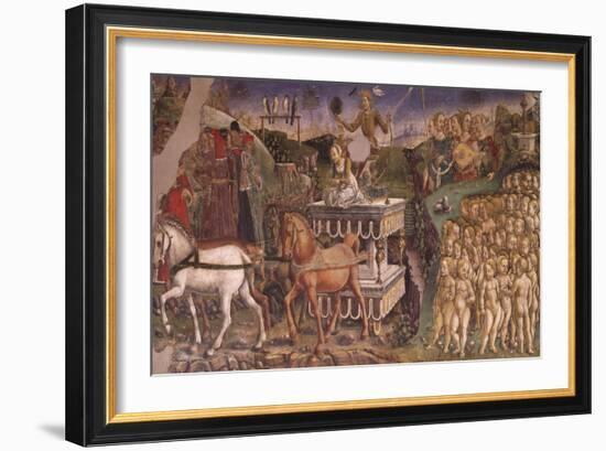 Triumph of Apollo, Month of May, Circa 1470-Francesco del Cossa-Framed Giclee Print