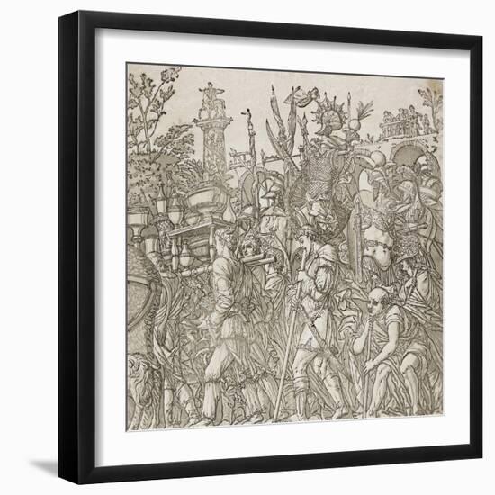 Triumph of Caesar, 1599-Andrea Andreani-Framed Giclee Print