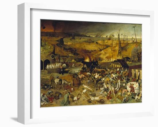 Triumph of Death, about 1562-Pieter Bruegel the Elder-Framed Giclee Print