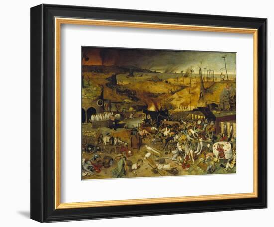 Triumph of Death, about 1562-Pieter Bruegel the Elder-Framed Giclee Print