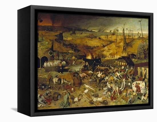 Triumph of Death, about 1562-Pieter Bruegel the Elder-Framed Premier Image Canvas