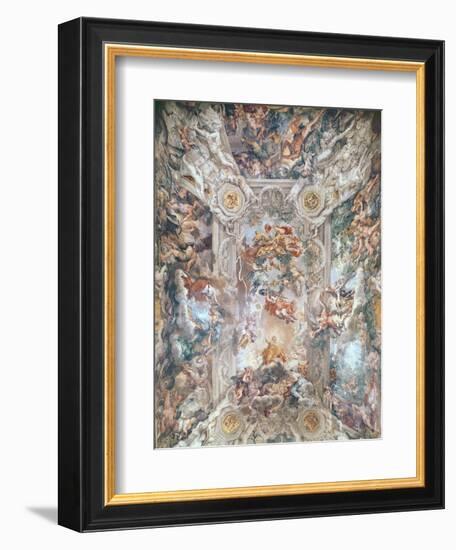 Triumph of Divine Providence-Pietro Da Cortona-Framed Giclee Print