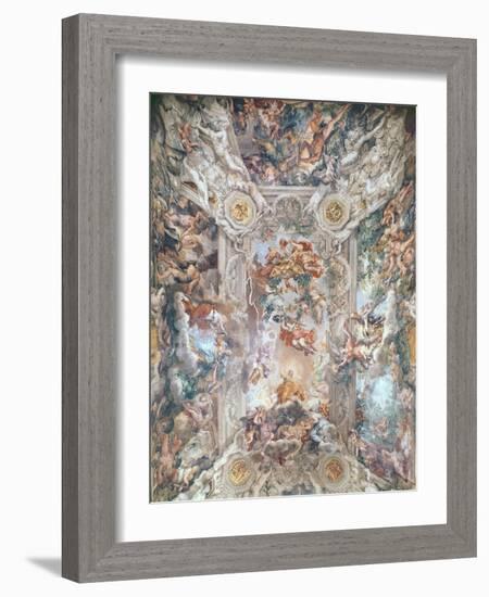 Triumph of Divine Providence-Pietro Da Cortona-Framed Giclee Print