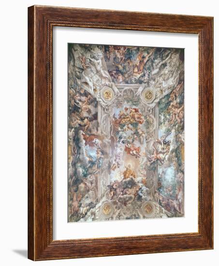 Triumph of Divine Providence-Pietro Da Cortona-Framed Giclee Print