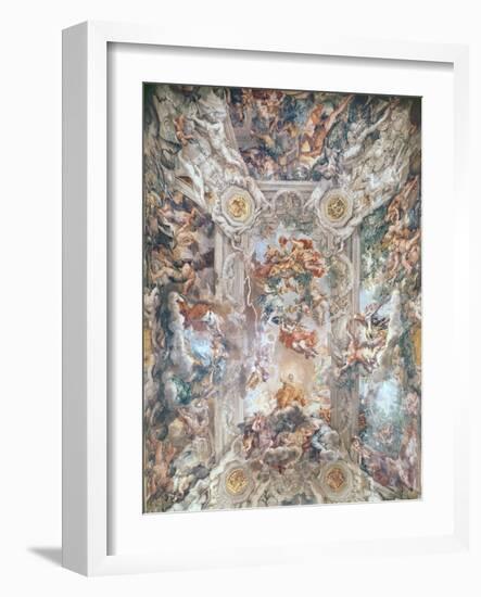 Triumph of Divine Providence-Pietro Da Cortona-Framed Giclee Print