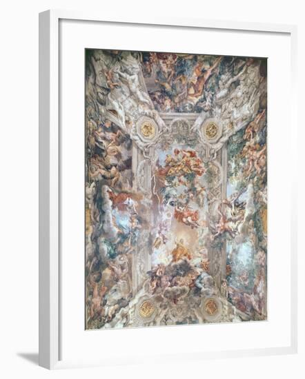 Triumph of Divine Providence-Pietro Da Cortona-Framed Giclee Print