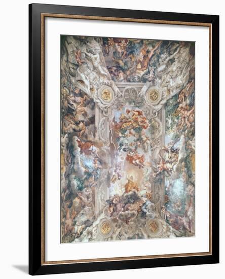 Triumph of Divine Providence-Pietro Da Cortona-Framed Giclee Print