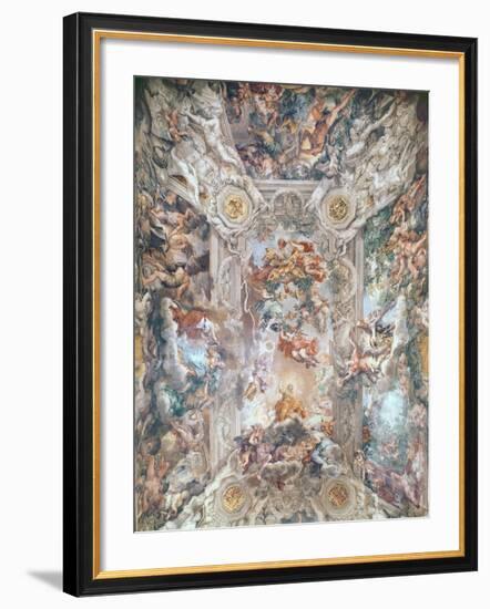 Triumph of Divine Providence-Pietro Da Cortona-Framed Giclee Print