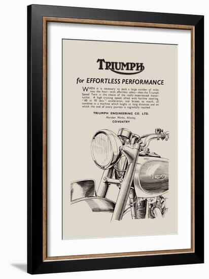 Triumph of Effortless Performance-null-Framed Art Print