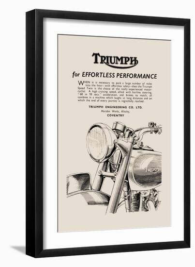 Triumph of Effortless Performance-null-Framed Art Print