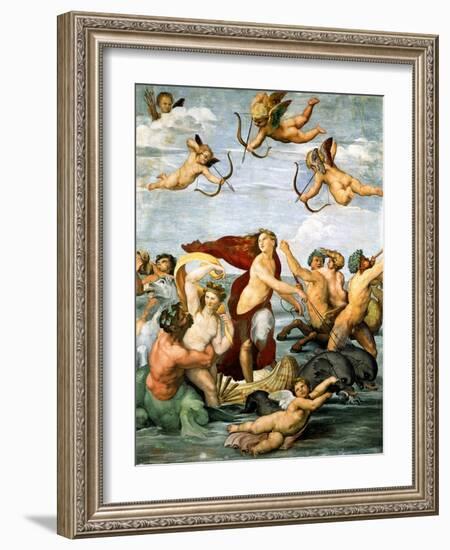 Triumph of Galatea, C. 1512-Raphael-Framed Giclee Print