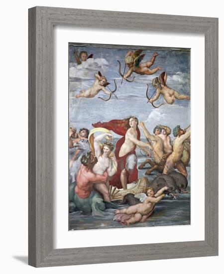 Triumph of Galatea, C. 1512-Raphael-Framed Giclee Print