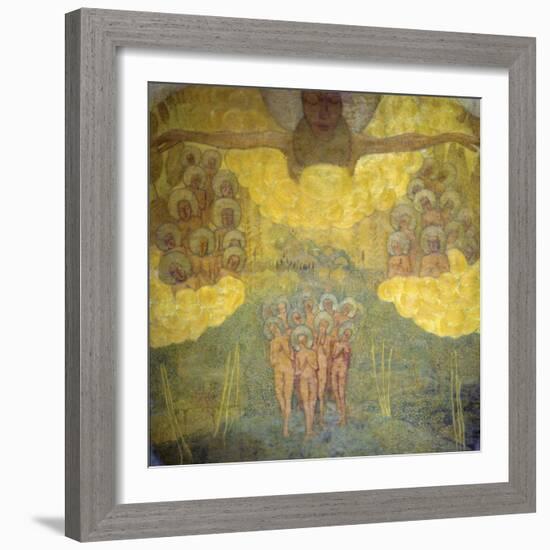 Triumph of Heaven Sketch-Kasimir Malevich-Framed Giclee Print