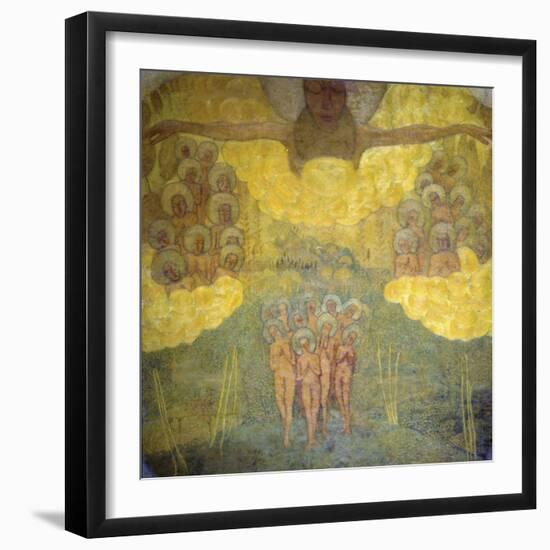 Triumph of Heaven Sketch-Kasimir Malevich-Framed Giclee Print