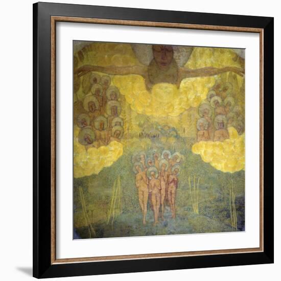 Triumph of Heaven Sketch-Kasimir Malevich-Framed Giclee Print