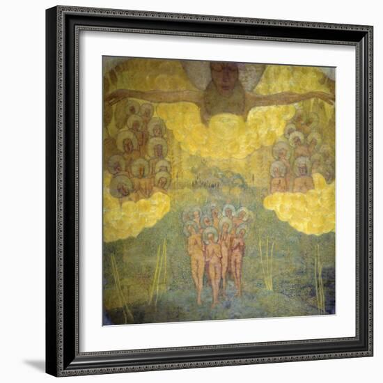 Triumph of Heaven Sketch-Kasimir Malevich-Framed Giclee Print